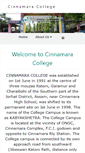 Mobile Screenshot of cinnamaracollege.org