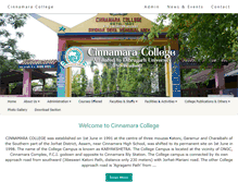 Tablet Screenshot of cinnamaracollege.org
